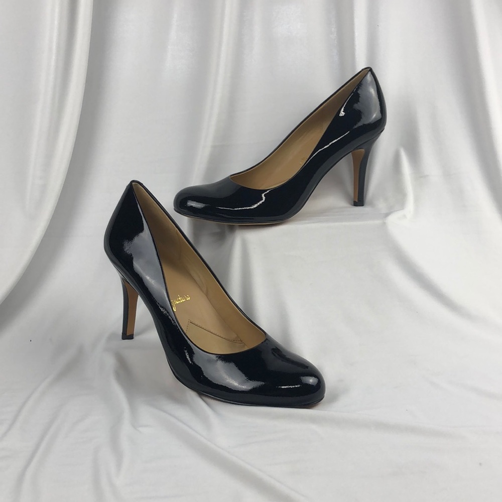 Trotters Gigi Pump Black Patent Leather